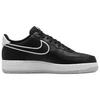 Nike Air Force 1 07 с вышивкой-галочкой - черные мужские кроссовки White Photon-Dust FJ4211-001