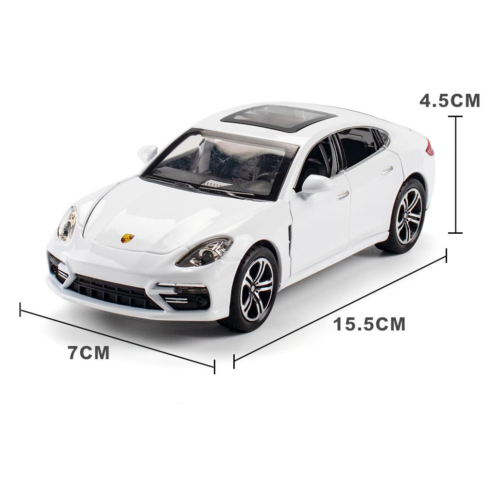 Масштаб 1/32 Panamera, литая под давлением металлическая модель автомобиля из сплава со звуком и светом, игрушечная модель с откатом, имитация транспортных средств, модель автомобиля, подарок для детской коллекции