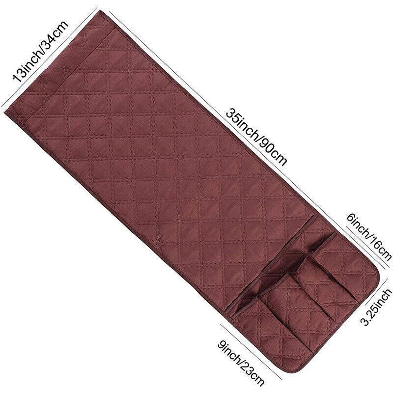 Диван-подлокотник-органайзер с 5 карманами и подстаканником, поднос, подвесная сумка для хранения на диване, кресле, телевизоре, пульте дистанционного управления, мобильном телефоне