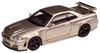 MOTORHELIX 1/64 Nissan Skyline GT-R R34 Z-TUNE Millennium Jade Finished Product