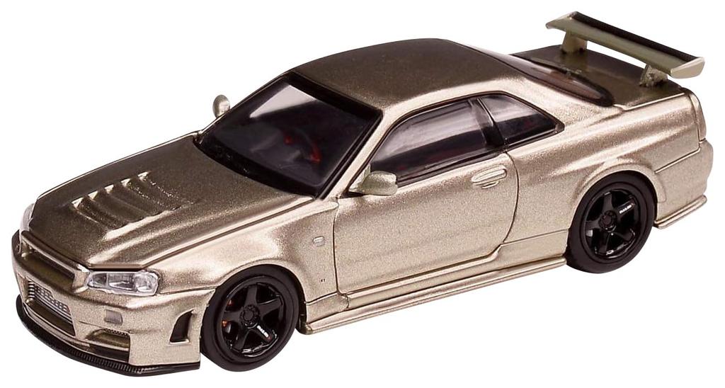MOTORHELIX Nissan Skyline R34 Millennium Jade Finished Product 1/64 GT-R Z-TUNE