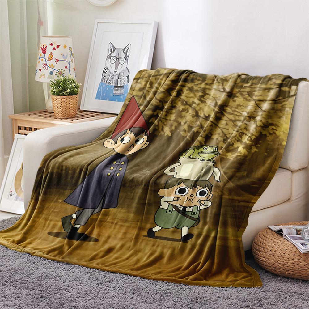 Outside the Garden Wall Print Flannel Blanket, High quality Comfortable for All Seasons, Home Decor, Warmth and Comfort