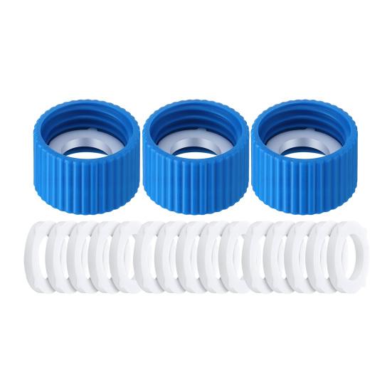 1/2/3/4/5/6 Наборов Комплект Муфт для Водяного Фильтра Походы Кемпинг 28 мм Наружная Резьба Водяные Фильтры Стандартные Пластиковые Бутылки Фильтрация Очистка Муфты