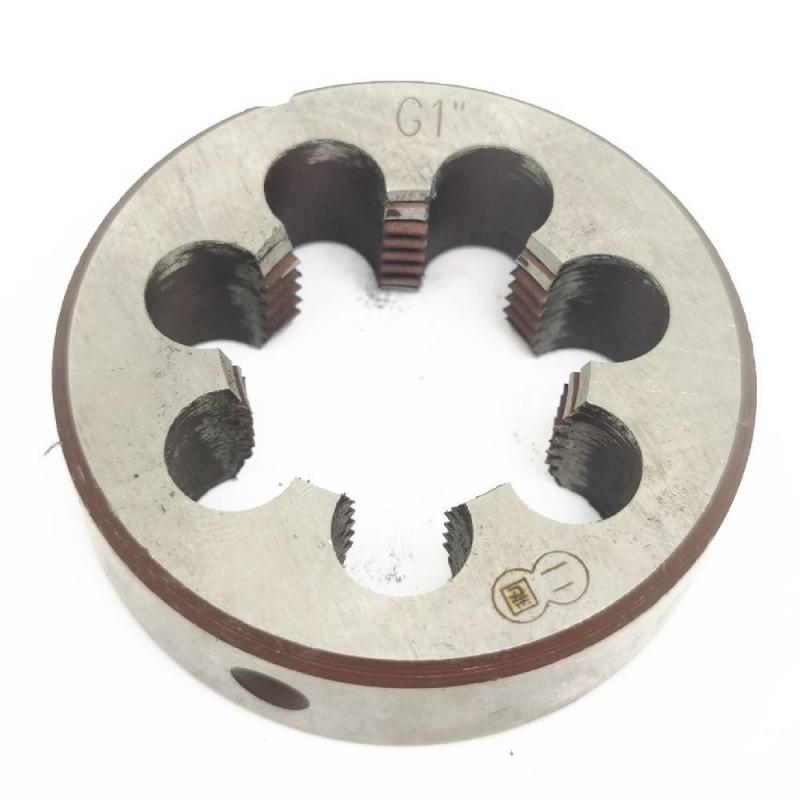 Круглая плашка BSP для водопроводных труб 1/2"-3/4"-5/8"-7/16"-8"-4"-2" HSS