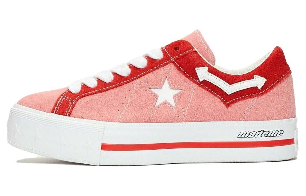 Converse Женская обувь на платформе с одной звездой, низкая, MadeMe, розовый, 563730C