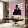 L-Leon Kennedy Evil6 Tapestry - Wall Cloth Background Wall Hanging for Restaurant, Bar, Party & Home Decor, Horror Game