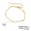 Cazador Beads Charms Round Snake Chain Bracelets for Women Stainless Steel Jewelry Hand Bracelet Gift Trend 2026 Wholesale
