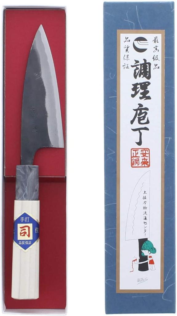 Центр распространения ножей Тоса Нож Тоса Нож Куроучи Фунюки Нож Белая сталь 1 105 мм №