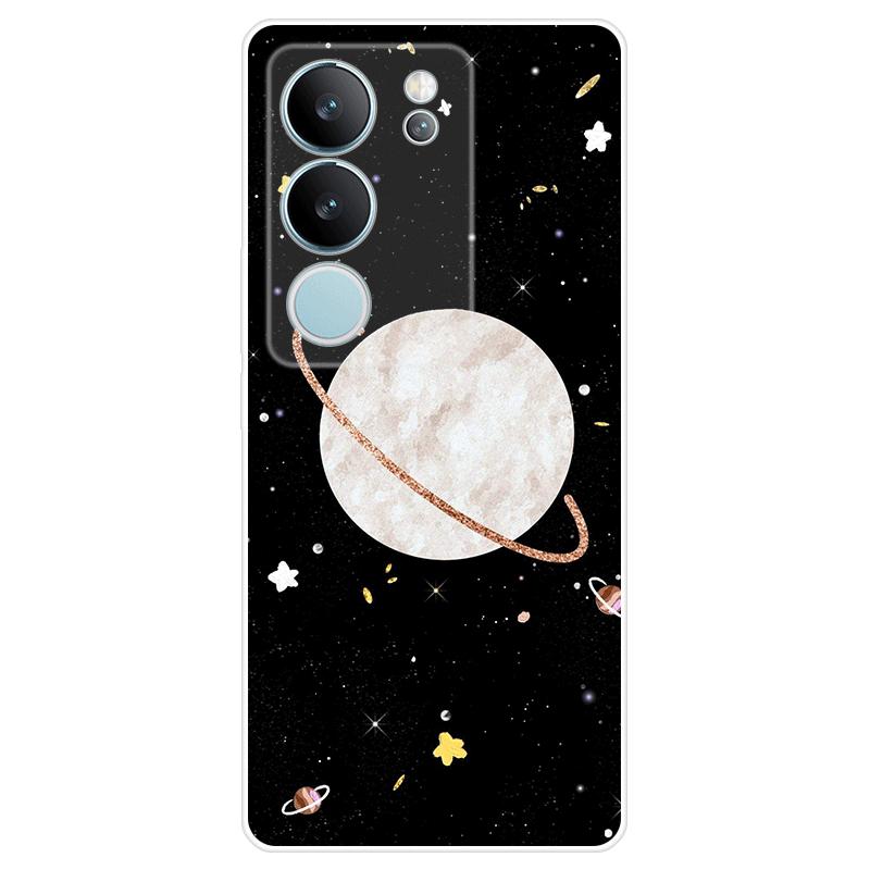 Для Vivo V29 Корпус Окрашенная задняя крышка из ТПУ Vivo V29 Мягкий силиконовый чехол