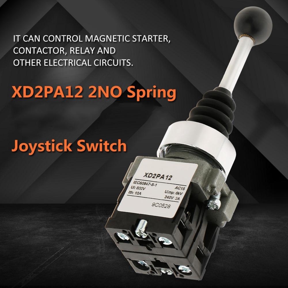 Locked Joystick Controller 2 Position 2NO Rocker Switch Joystick Switch Equipment Replacement