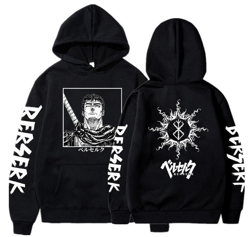Anime Harajuku Printed Hoodie Autumn And Winter Fashion Men'S And Women'S Long-Sleeved Sweater Pullover