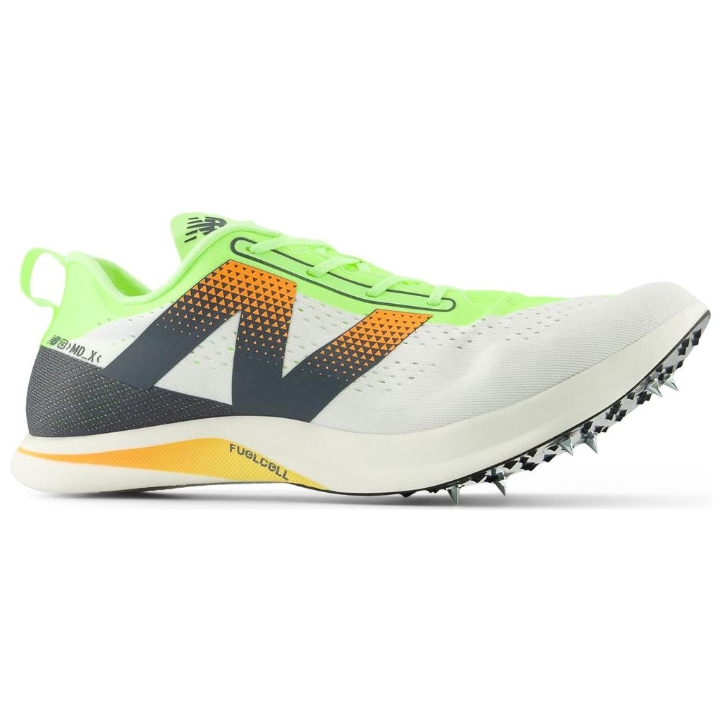 New Balance Кроссовки FuelCell SuperComp MDXv3 White Bleached Lime Glo Men Sneakers Hot-Mango UMDELRSF