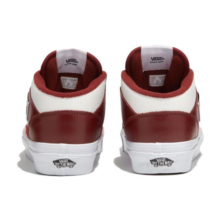 Vans Half Cab 33 Удобные Прочные Скейтбордические Кроссовки Средней Высоты Мужские Кроссовки Красные VN0A5KX66RT1