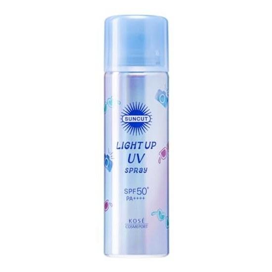 Suncut KOSE Light Up УФ-спрей SPF50+ PA++++ 60 г Солнцезащитный крем Бонус
