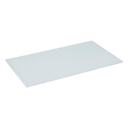 GLASS CUTTING BOARD white 52x30 marble pattern