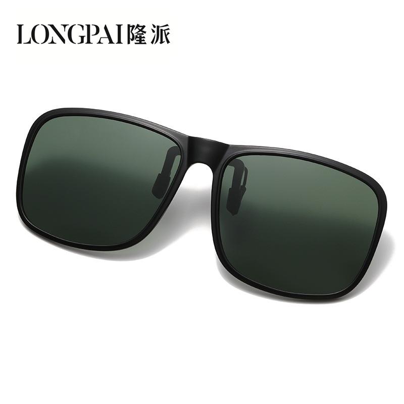 Ретро-клип Клип для близорукости Поляризованные солнцезащитные очки Солнцезащитные очки ночного видения Очки, меняющие цвет, можно поднять вверх