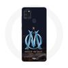 Case - Maniacase - Galaxy A21s - OM Logo - Blue and Gold - Soft