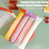 50/100Pcs Disposable Popsicle Bag BPA-Free Freezer Tubes with Zip Seals And Funnel Leak-Proof DIY Popsicle Mold for Ice Pops Yogurt Juice Smoothies