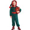 Children's Coral Fleece Jumpsuit, Christmas Stage Performance Costume, Home Costume