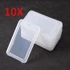 10 шт. Прозрачные чехлы для карточек, унисекс, рабочие удостоверения личности, прозрачный держатель для карт, защитный чехол