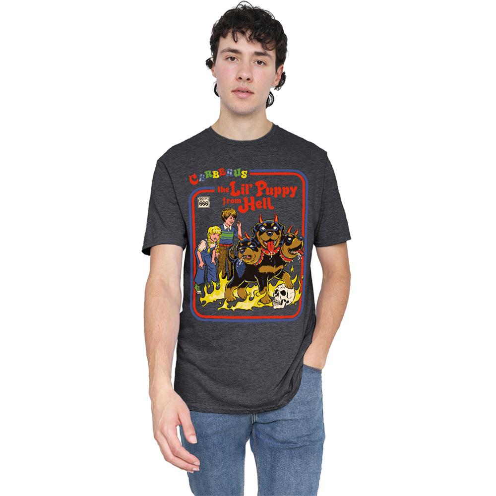 Steven Rhodes Unisex Adult Cerberus Puppy T-Shirt
