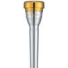 Trumpet Custom Finish TR-14B4-GP Mouthpiece, Series, Gold-Plated