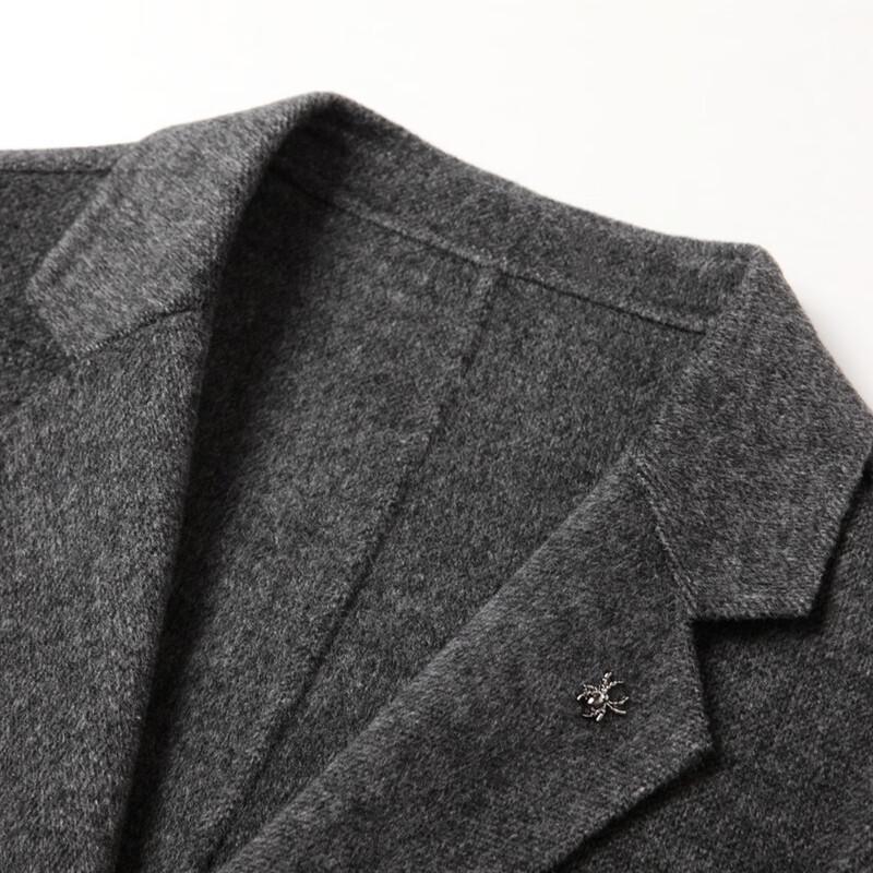 FIRS Мужское утолщенное пальто из смесовой шерсти, осенне-зимнее, в стиле business casual