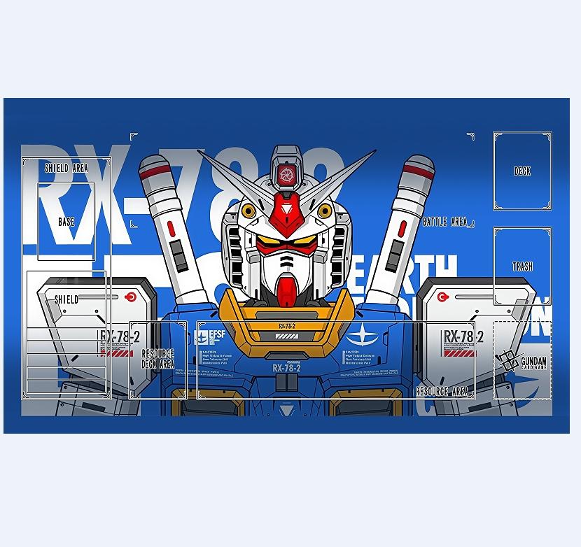 Игровой коврик Gundam Домашний мобильный доспех Gundam: Резиновый нескользящий коврик для боевых карт «Ведьма с Меркурия»