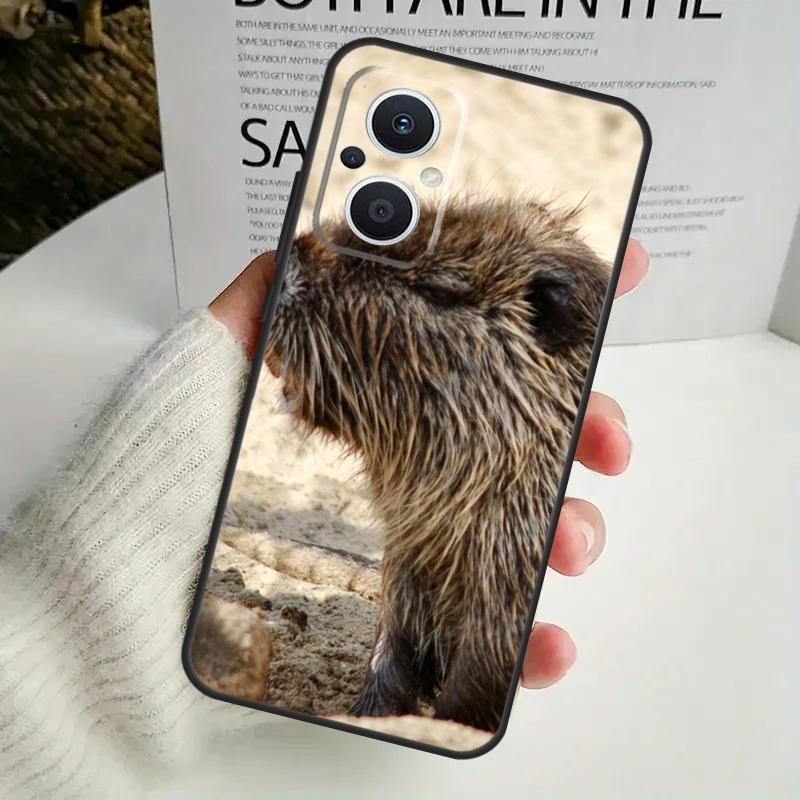 Animal Beaver Case For OPPO Reno 8T 4Z 5Z 8 10 11 Pro 4 5 6 7 Lite OPPO Find X6 Pro X3 X2 X5 Lite Cover