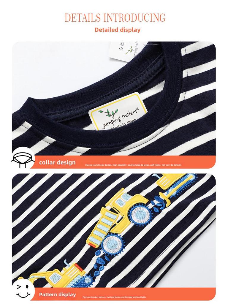 Футболка с короткими рукавами для мальчиков, лето 2024 г.