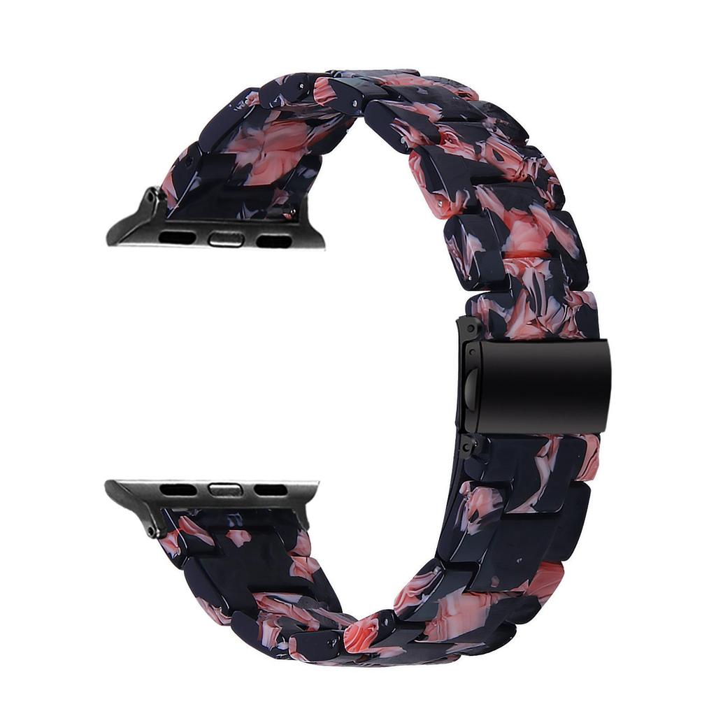 "Compatible Resin & Rubber Strap for Apple Watch 42mm/46mm"
