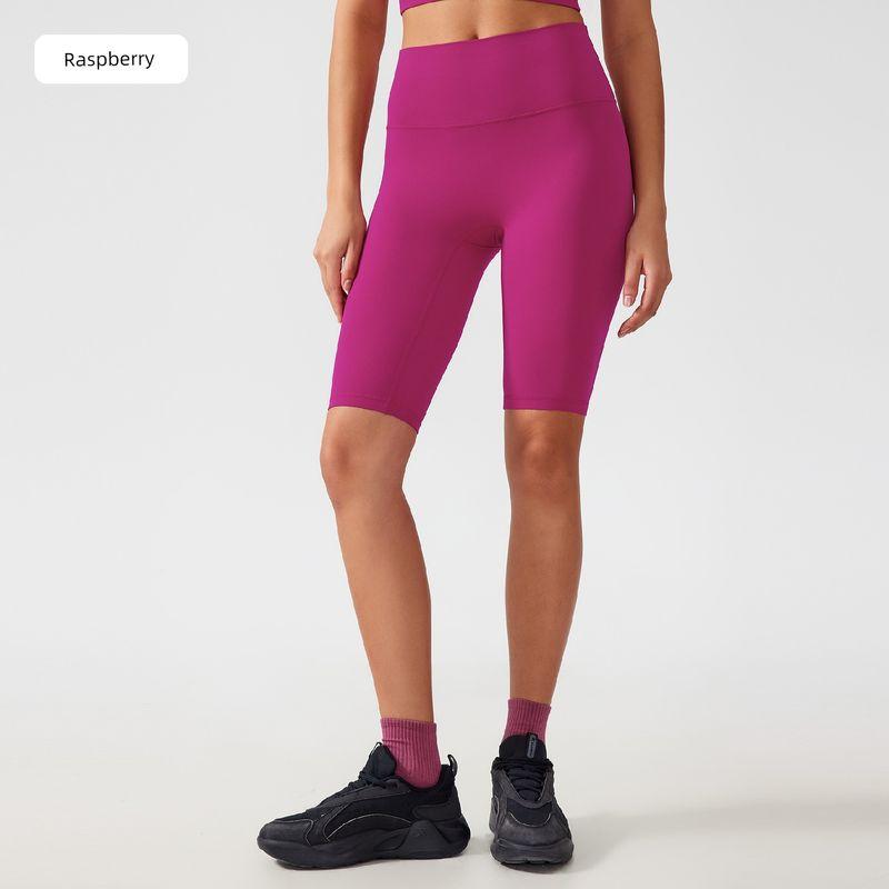 Lu Same Yoga Shorts Women's Summer New Free Size No Embarrassment Line Belly Contracting Hip Lifting Sport Workout Cropped Pants