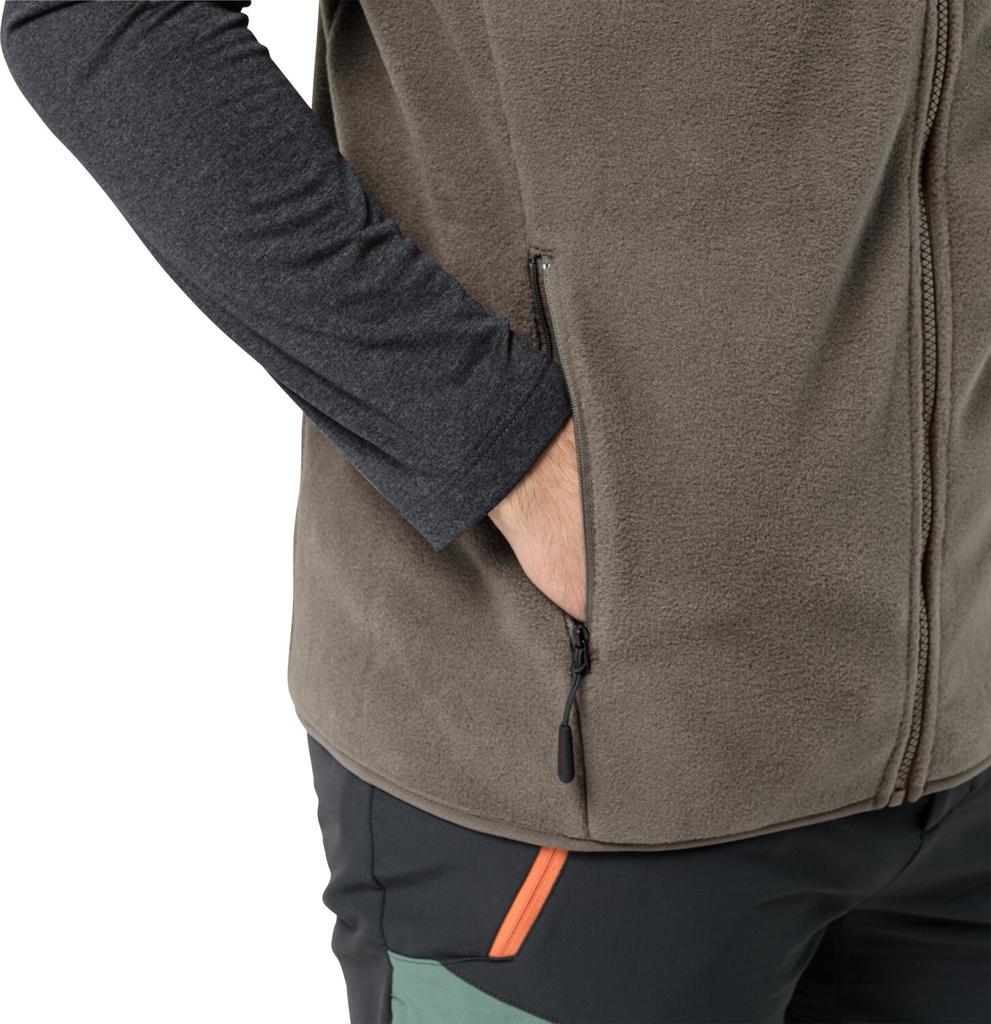 Куртка Jack Wolfskin Waldsteig FZ Vest M холодный кофе