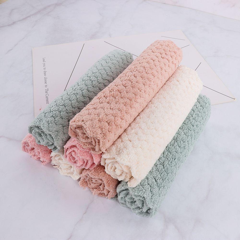 Window Microfiber Kitchen Supplies Absorbent Cleaning Rags Washing Towel Dishcloth Cleaning Cloth