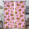 Modern Living Room Curtains for Camera L-LINE Blackout Curtain Kitchen Curtains 2 Pieces Partition Shades Halloween Decoration