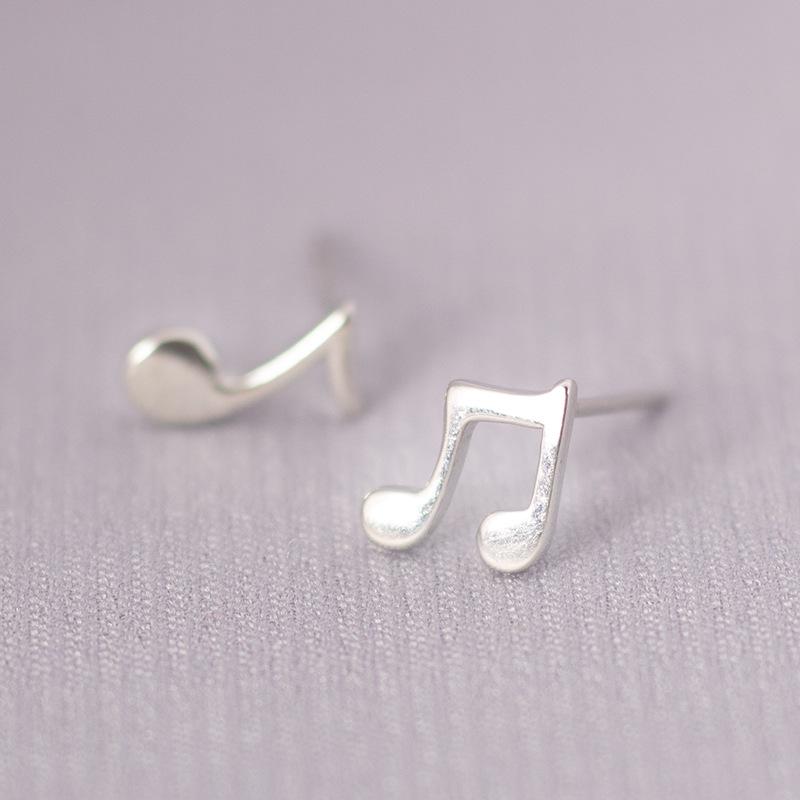 Korean Style S925 Silver Needle Stud Earrings for Women – Minimalist & Personality Design