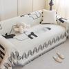 Nordic Oversized Sofa Cover Cloth Anti-Scratching Full Cover Sofa Cover Four Seasons Universal High Sense Chenille Sofa Cover