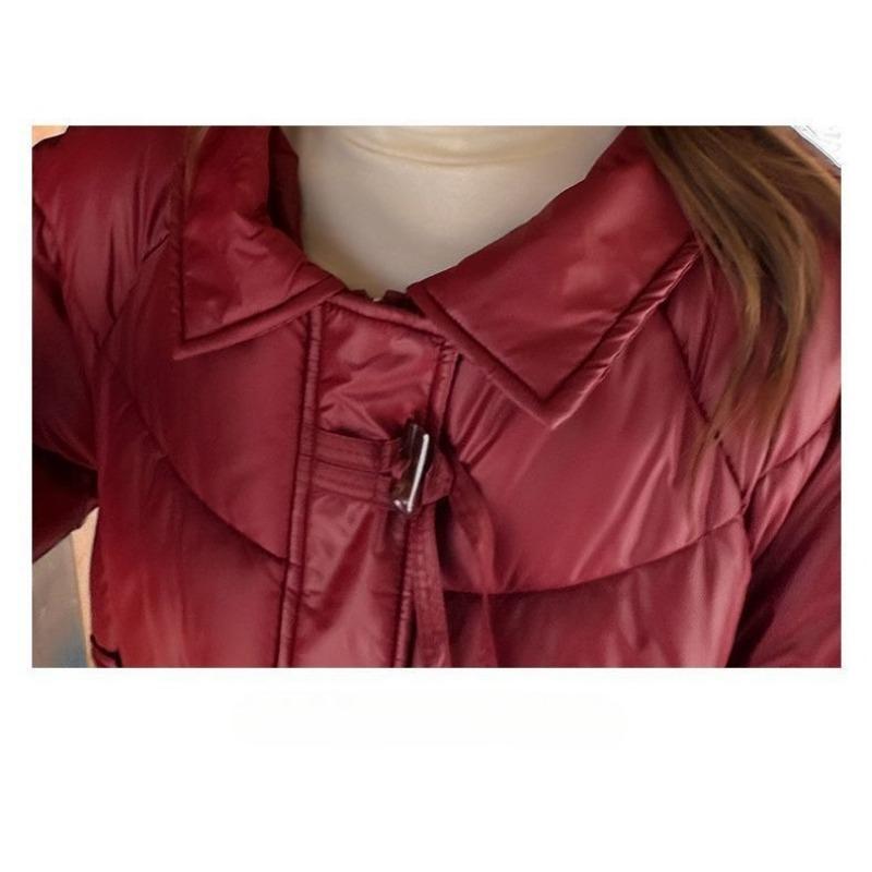 Шикарная зимняя женская куртка в корейском стиле, с воротником из искусственного меха, приталенного силуэта, теплая, с подкладкой, модная верхняя одежда