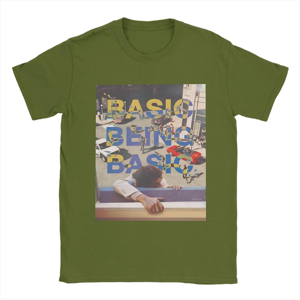 Streetwear T Shirt Beach Basic Being Basic By Djo Novelty T Shirt Cotton Tee Shirt for Couple Awesome Short Sleeve Top Tees