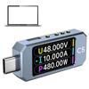 USB Power Meter PD 3.1 Type C цифровой мультиметр DC 48V 6A детектор напряжения и тока с цветным IPS дисплеем