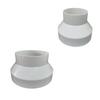 Duct Reducer for Vent System Havc Pipe Connector Air Duct Adapter Pipe Fitting for Home Kitchen Bathroom Apartment Offices