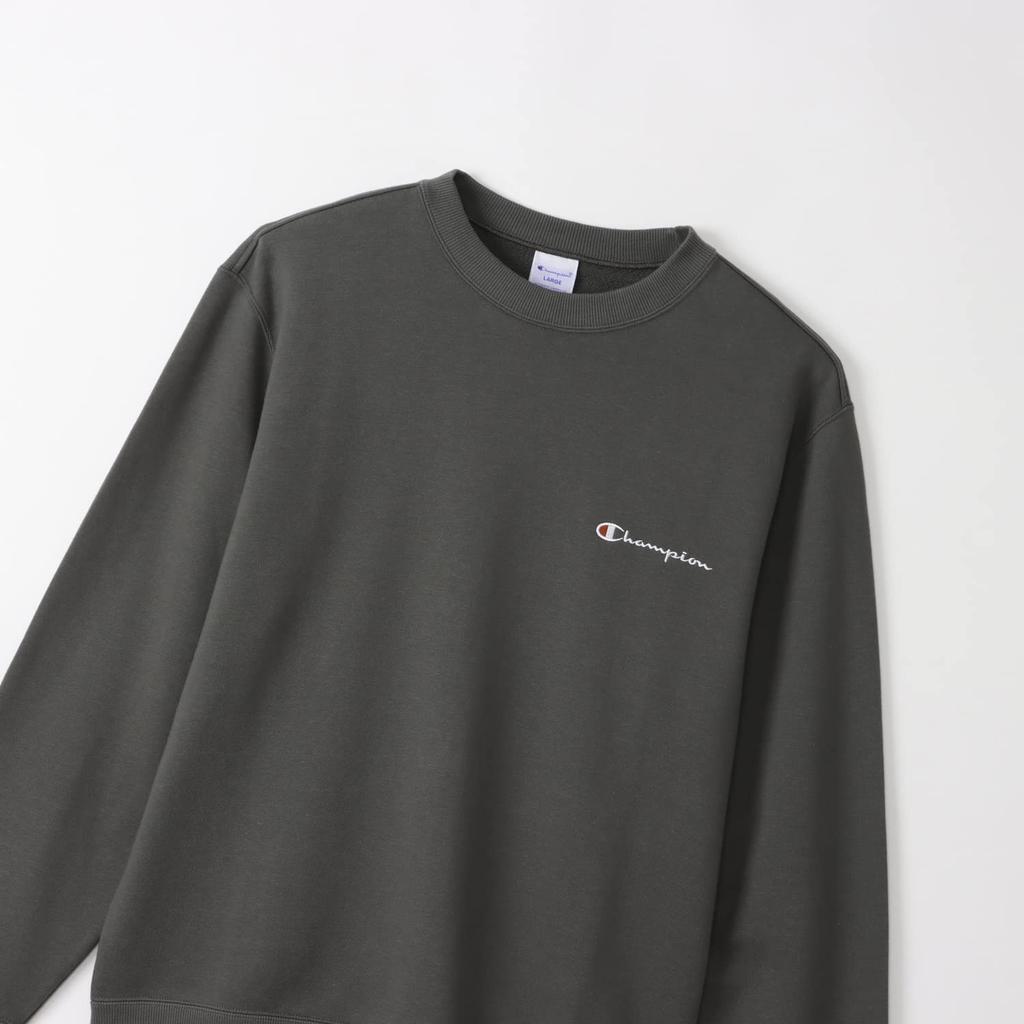 Champion Long Sleeve Crew Neck Sweatshirt with Script Logo, Basic, C8-W041Z -081-M
