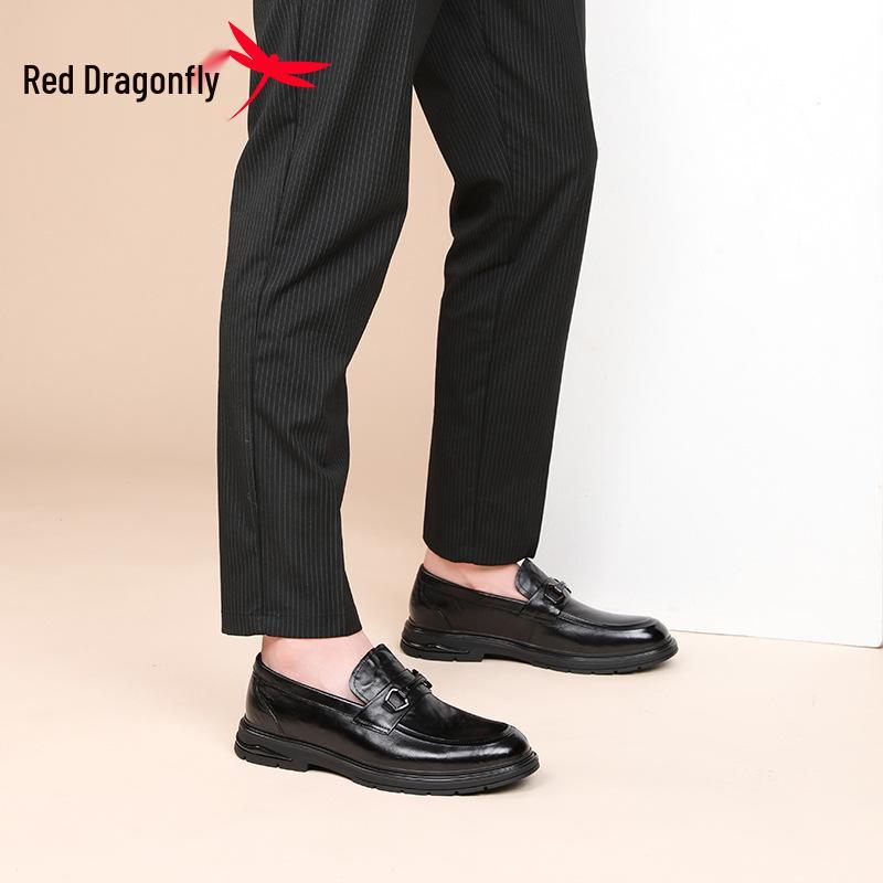 Мужские кожаные мокасины Red Dragonfly в британском стиле - Повседневная обувь