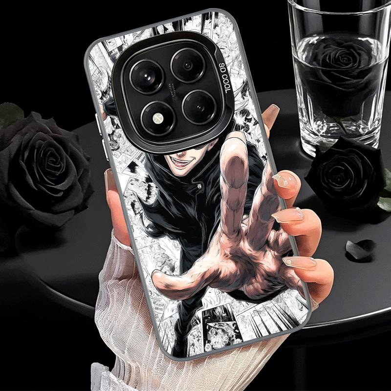 Аниме Годжо Сатору JUJUSU Мягкий чехол для телефона для Xiaomi Redmi Note 13 14 15 Pro Plus 12S 12 11S 11 11T 10S 10 Ударопрочная задняя крышка