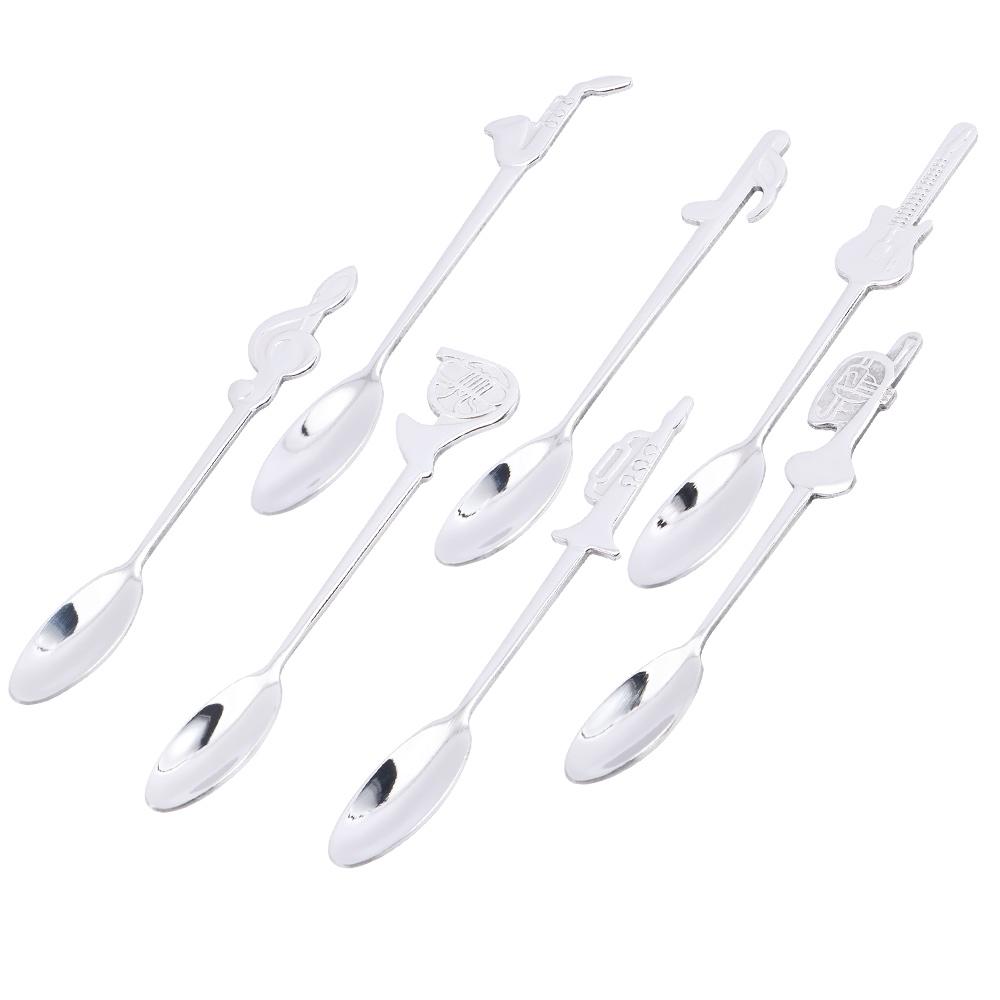 Long Handle Creative Drinking Tools Dining Kitchen Gadget Tableware Teaspoon Coffee Spoon Flatware