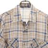 Levi's Винтажная рубашка 70-х годов в клетку, с длинным рукавом, M, бежевая и другие, мужская, б/у