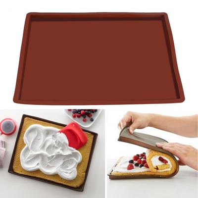 Антипригарный силиконовый коврик Bakken Pad Zwitserse Roll Bakplaat Rolling Deeg Mat Grote Maat Voor Коврик для торта, печенья, макарон