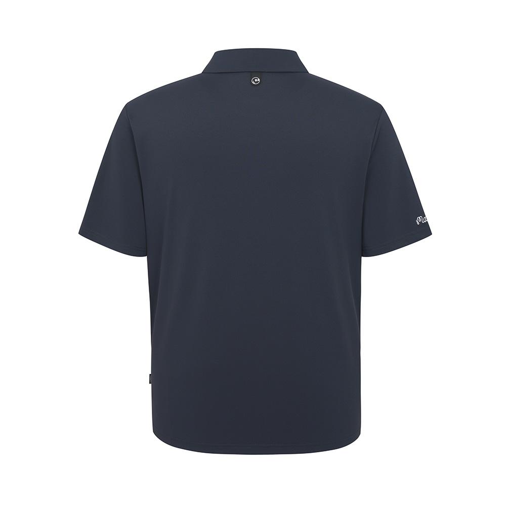 MALBON GOLF Fairway Baldwin Polo Shirt Navy (Man)