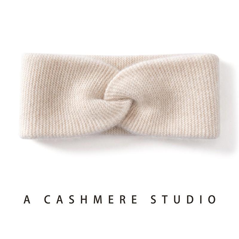 Womens Knitted Wide Headband With Bow Detail Warm Winter Hair Accessory Cold Weather