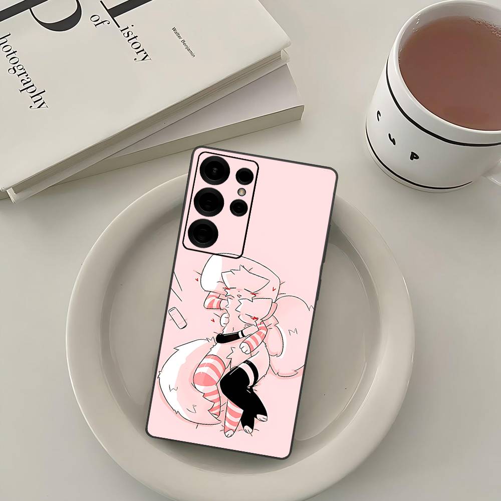 Забавный мультяшный чехол для телефона Boykisser для Samsung S 24 Fe 25 Ultra Plus 20 Lite 21 30 22 23 24 22 Ultra 5G Fundas